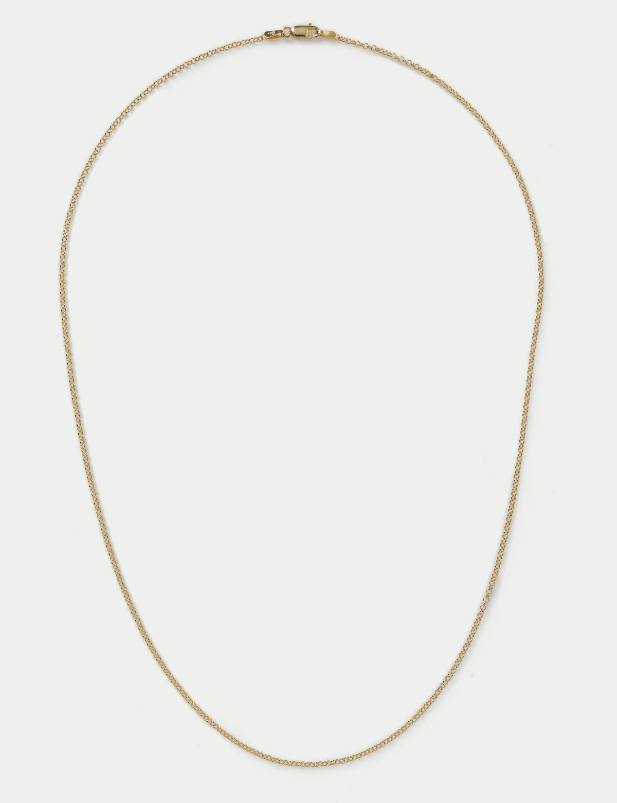 Autograph gold plated sterling silver curb chain necklace - British product