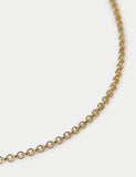 Autograph gold plated sterling silver curb chain necklace - British product