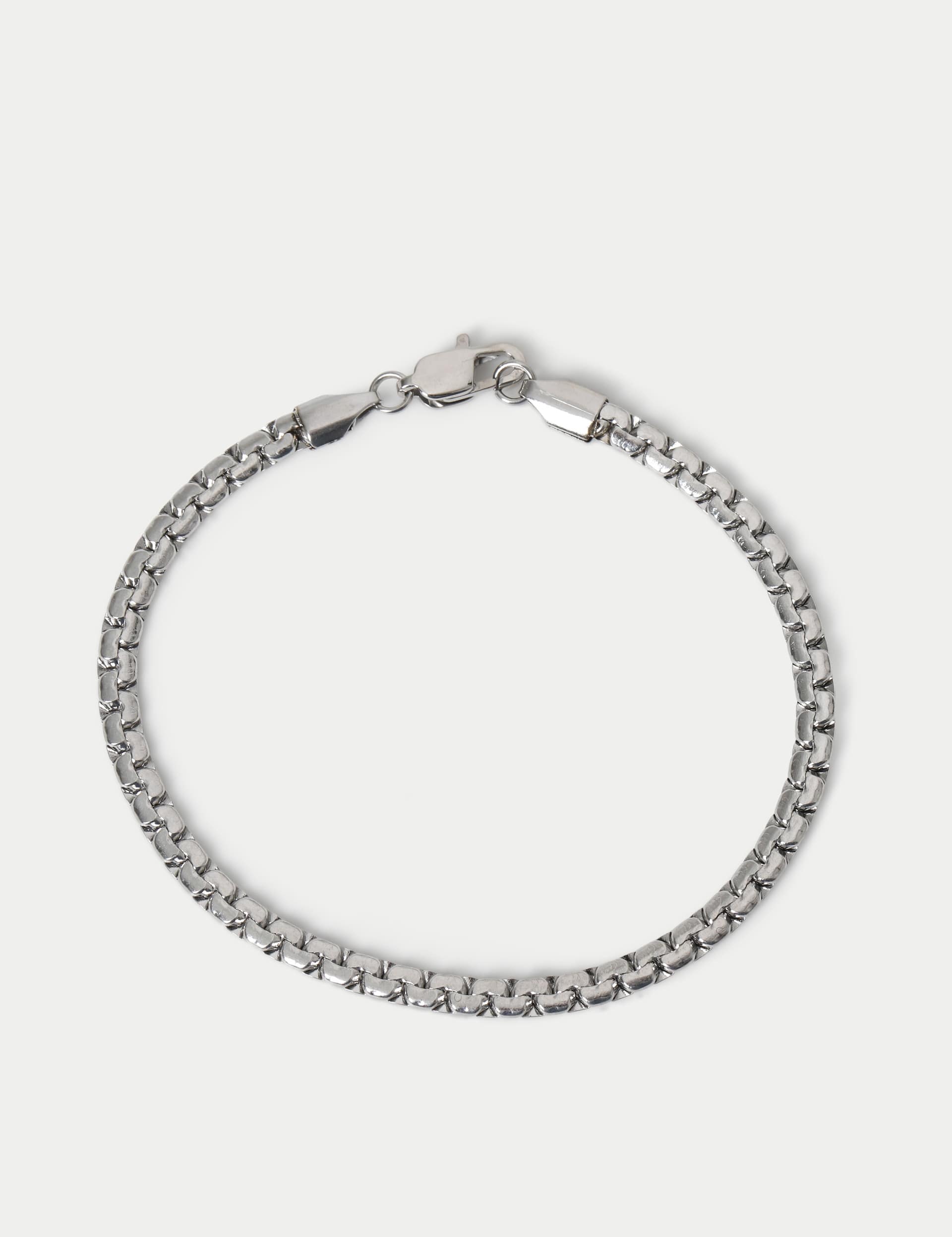 Autograph stainless steel detailed chain bracelet - British product