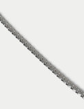 Stainless steel detailed chain necklace (British brand)