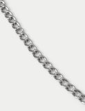 Stainless steel curb chain necklace jewelry (British brand)
