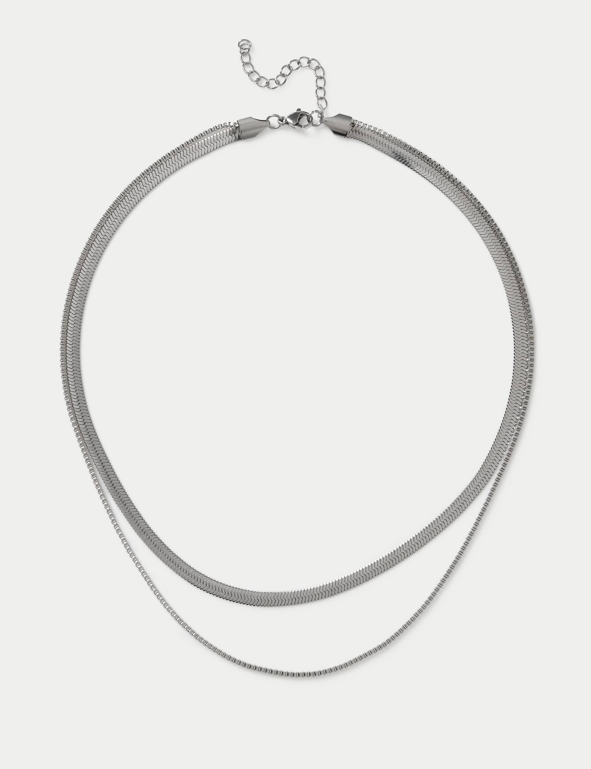 M&S snake chain necklace 2 pack, UK version