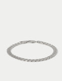 Autograph sterling silver chunky curb chain bracelet - British product