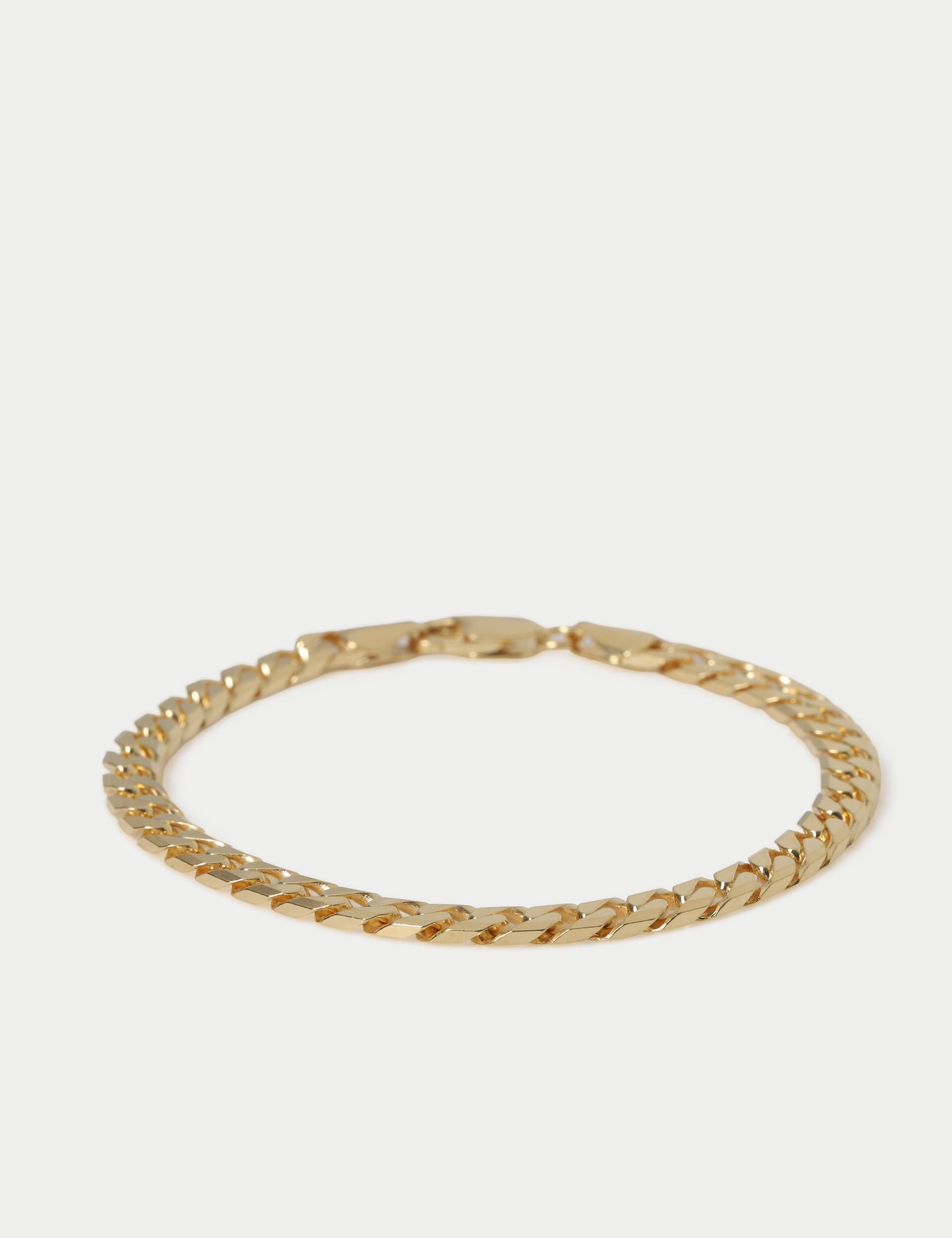 Autograph curb chain bracelet gold plated silver - British product
