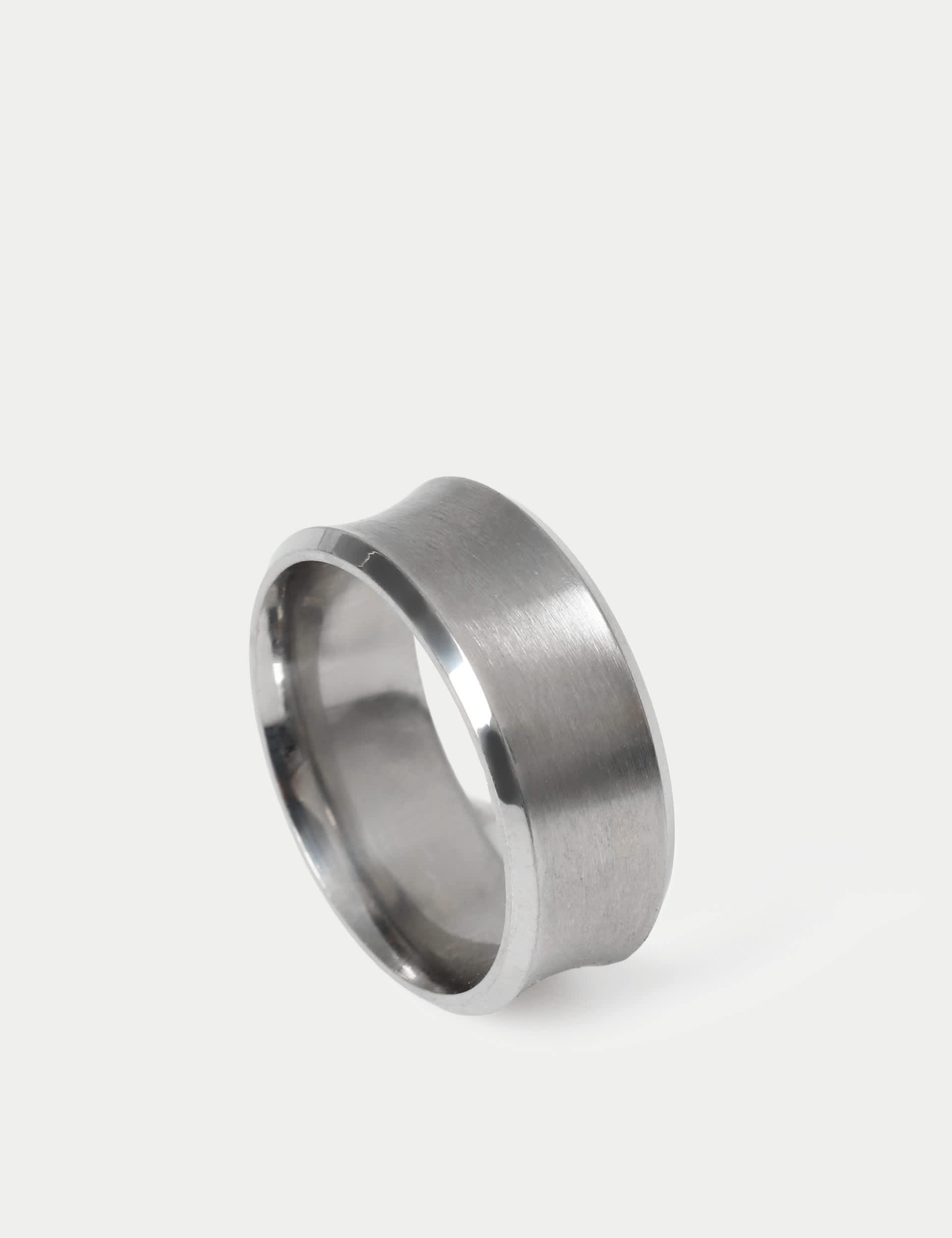Stainless band ring auto style, imported from the UK