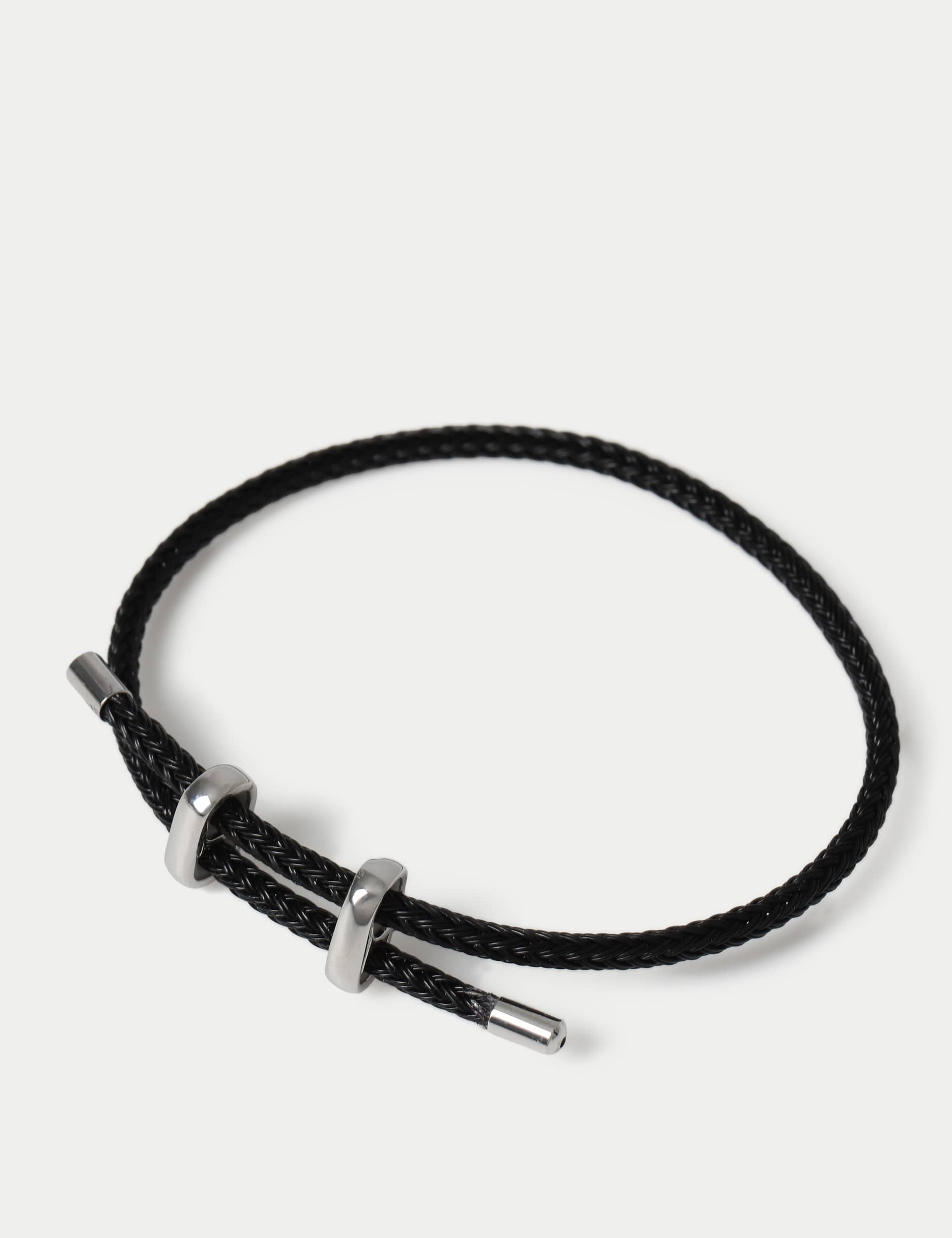 Toggle woven bracelet stainless steel, UK version