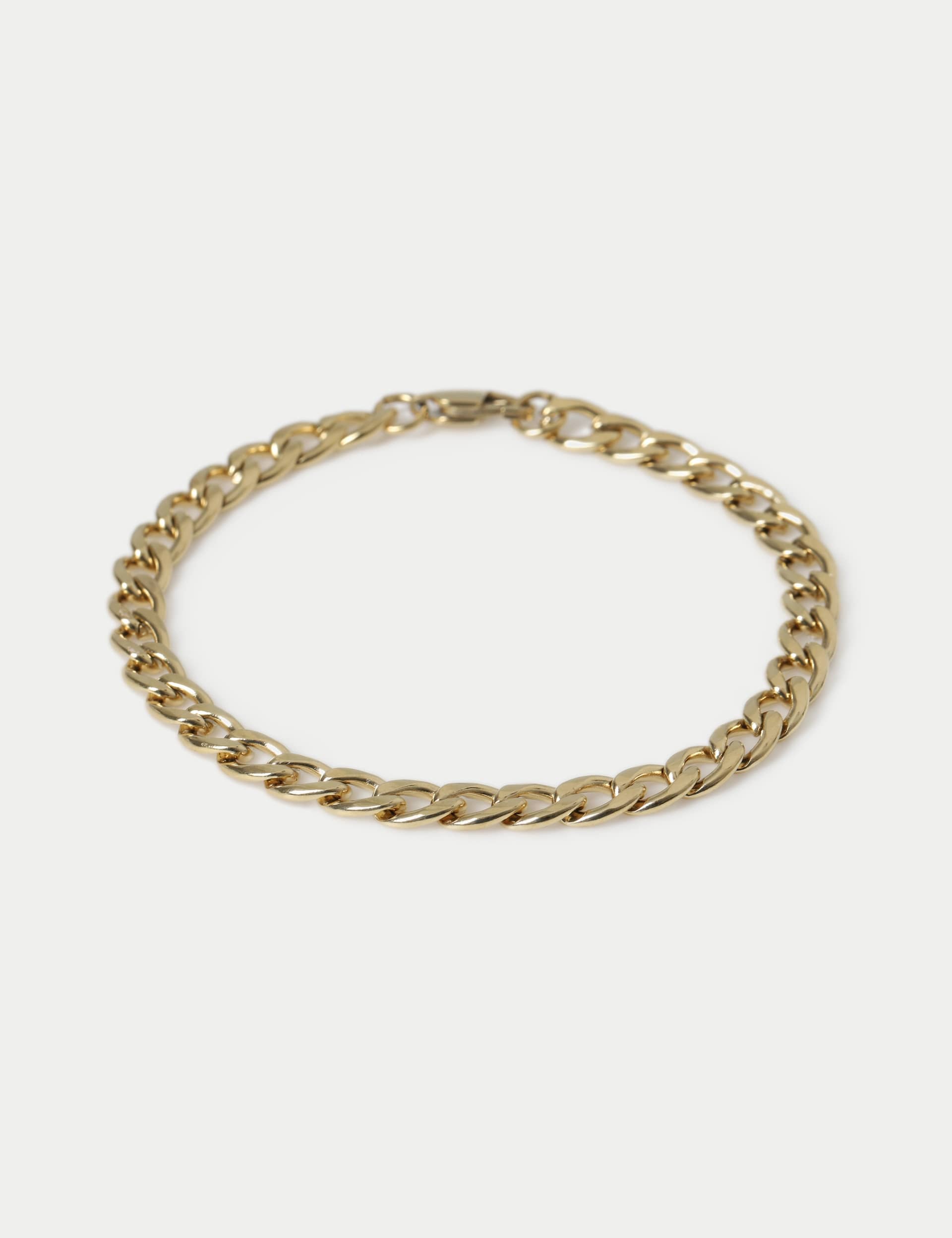 Stainless Curb Chain Bracelet