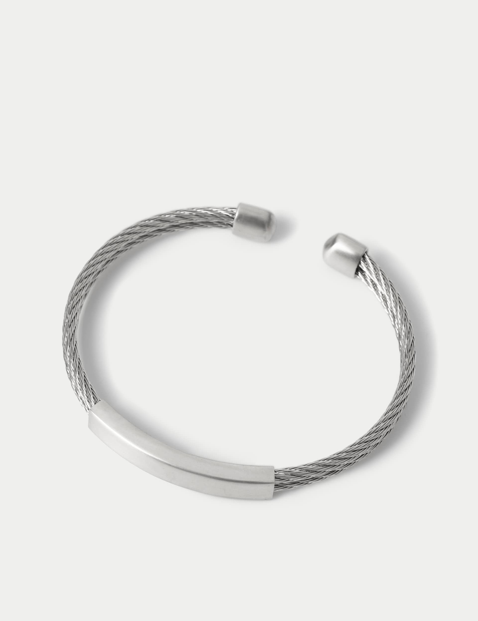 Autograph stainless steel mesh cuff bracelet - British product