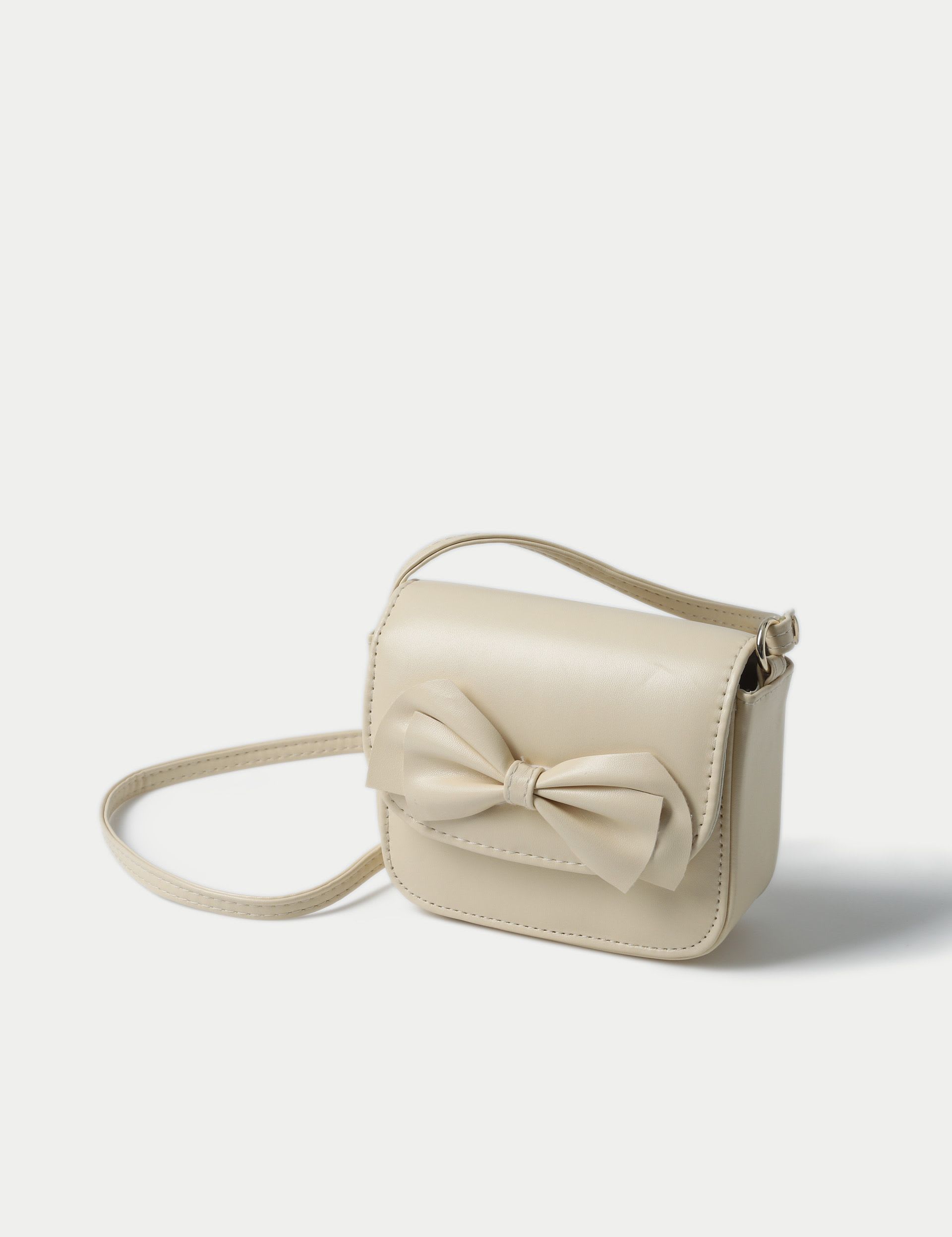 Occasion yellow bow front gift bag (British brand)