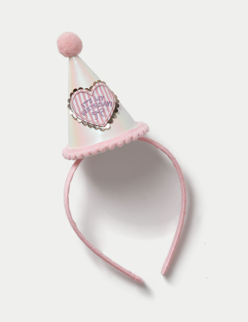 M&S birthday pom hat headband - British product