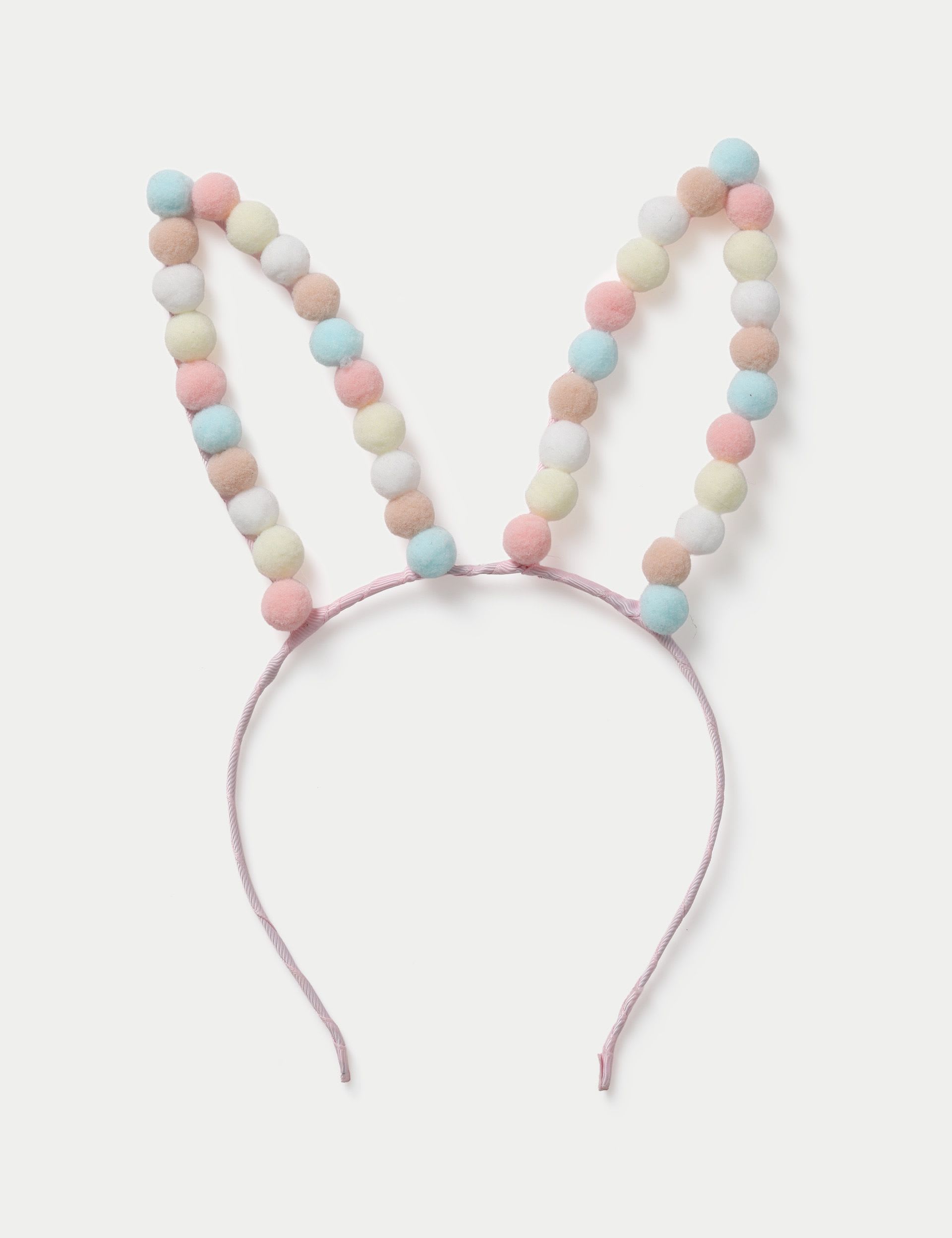 Easter colourful pom bunny ears - British product