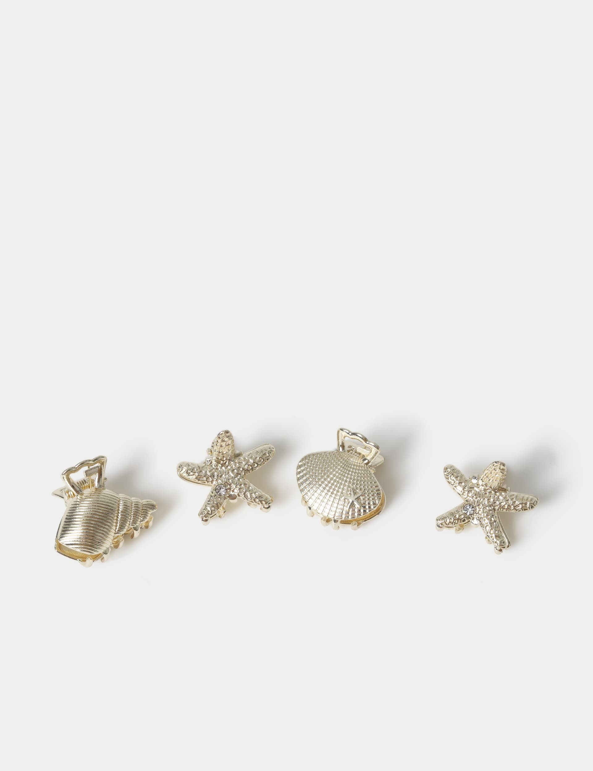 Metal Shell Mini Claw Clips hair accessories, UK version