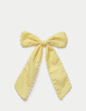 Back To School Scallop Bow Hair Accessory