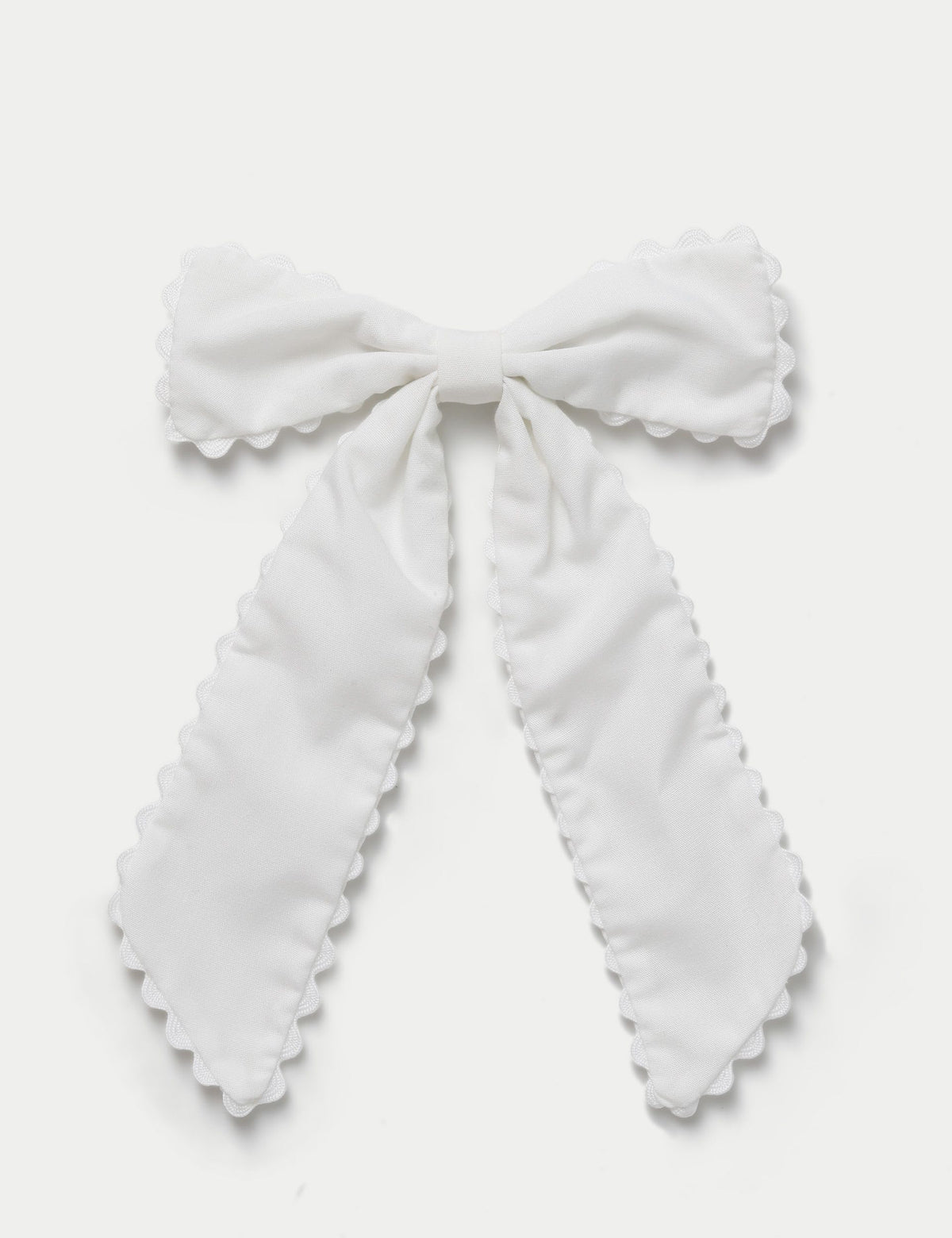 Back to School Scallop Bow hair accessory (British brand)