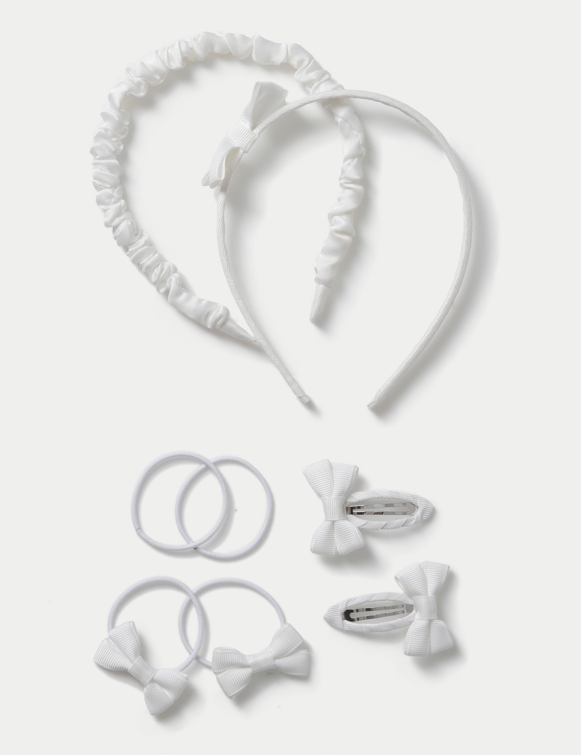 Solid bumper pack of hair accessories for back to school (British brand)