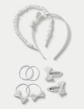 Solid bumper pack of hair accessories for back to school (British brand)