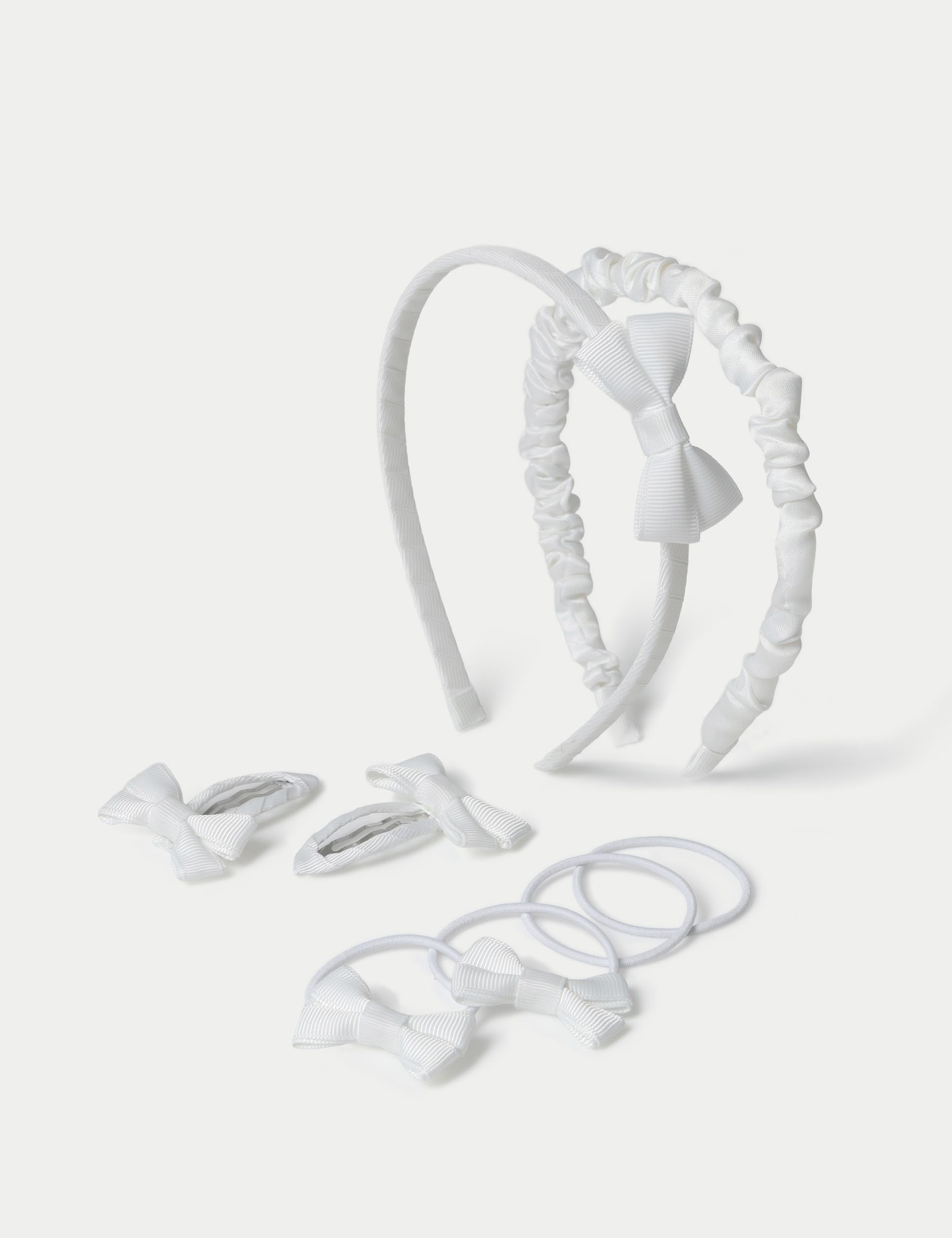 Solid bumper pack of hair accessories for back to school (British brand)