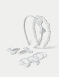 Solid bumper pack of hair accessories for back to school (British brand)