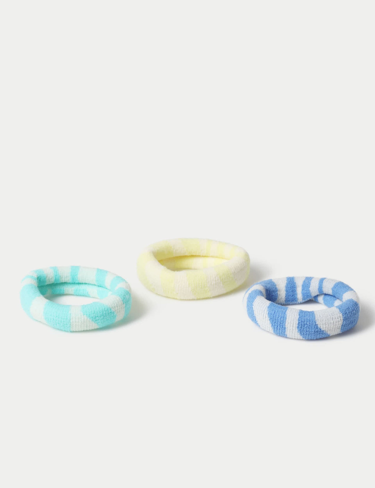 Stripe jumbo ponios hair accessories 3 pack (British brand)