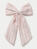 Pink Striped Bow hair accessory, UK version