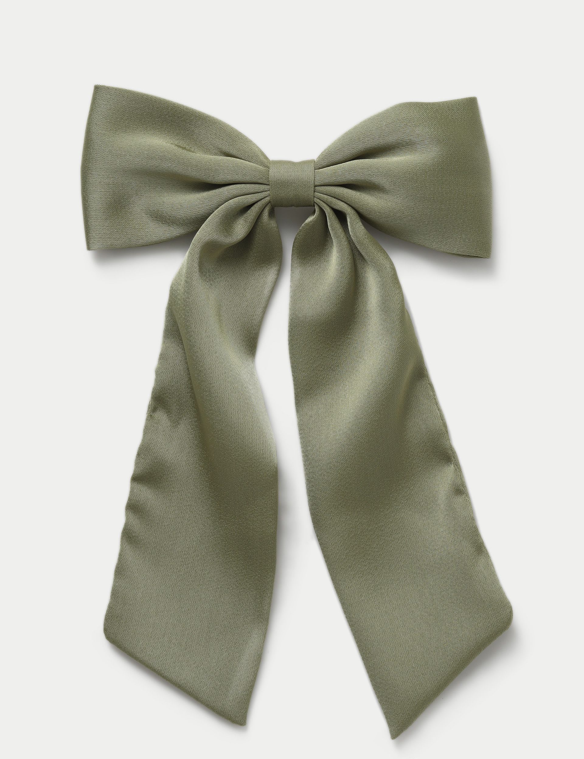 OG green large hair bow - British product