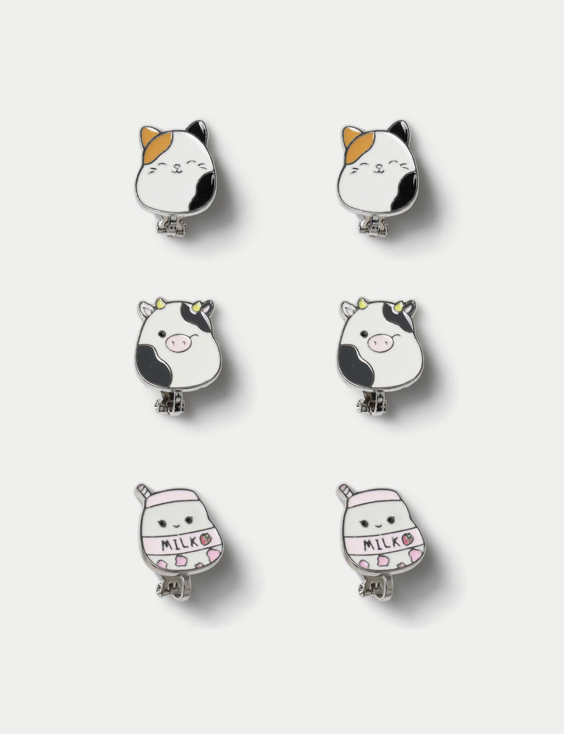 Squishmallows clip on earring pack for collectors, UK version