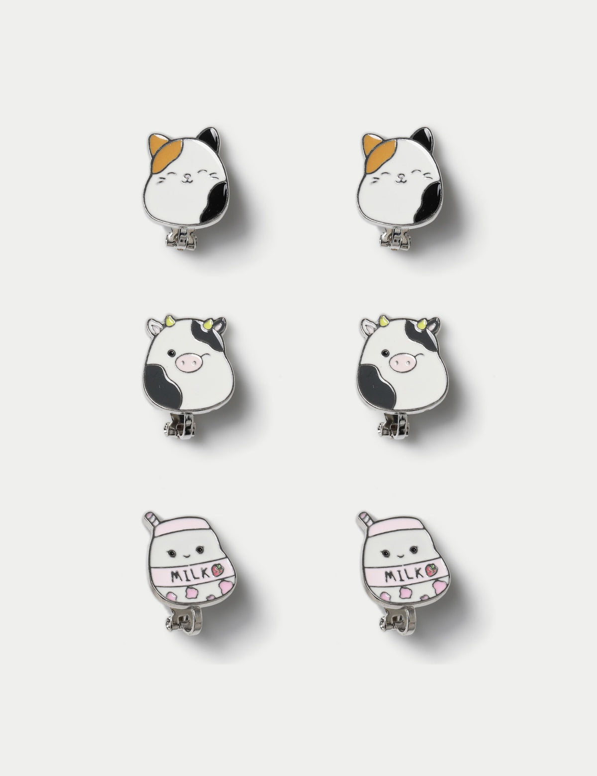 Squishmallows clip on earring pack for collectors, UK version