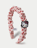 Hello Kitty heart ruched Alice band hair accessory (British brand)