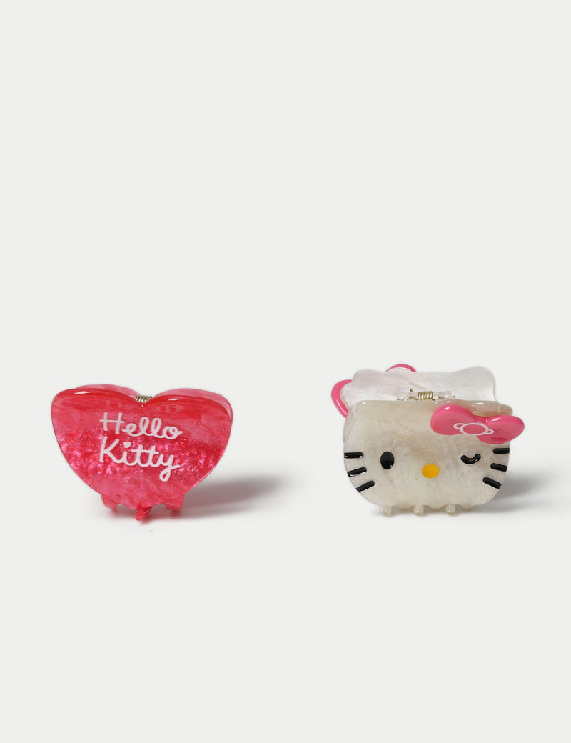 Hello Kitty heart-shaped clip pack - UK version