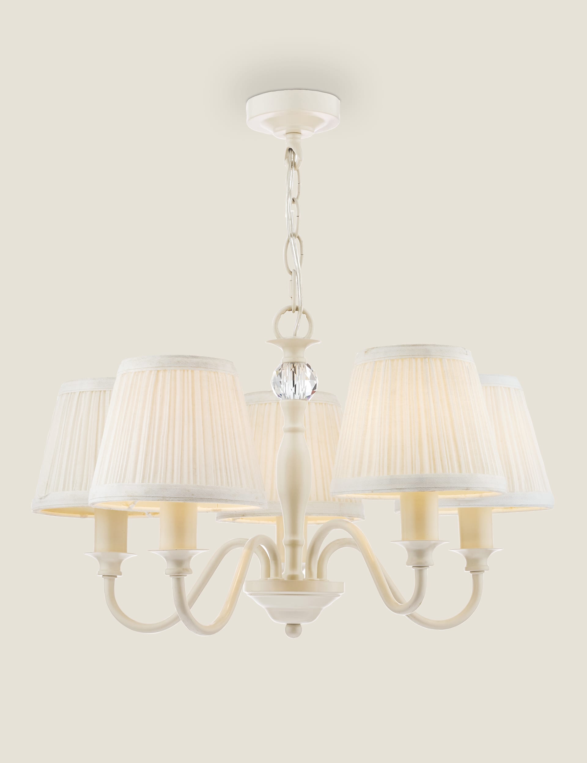 Laura Ashley Ellis five arm pendant light 48cm, UK version