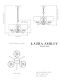 Laura Ashley Mulroy pendant light 47 cm (British brand)