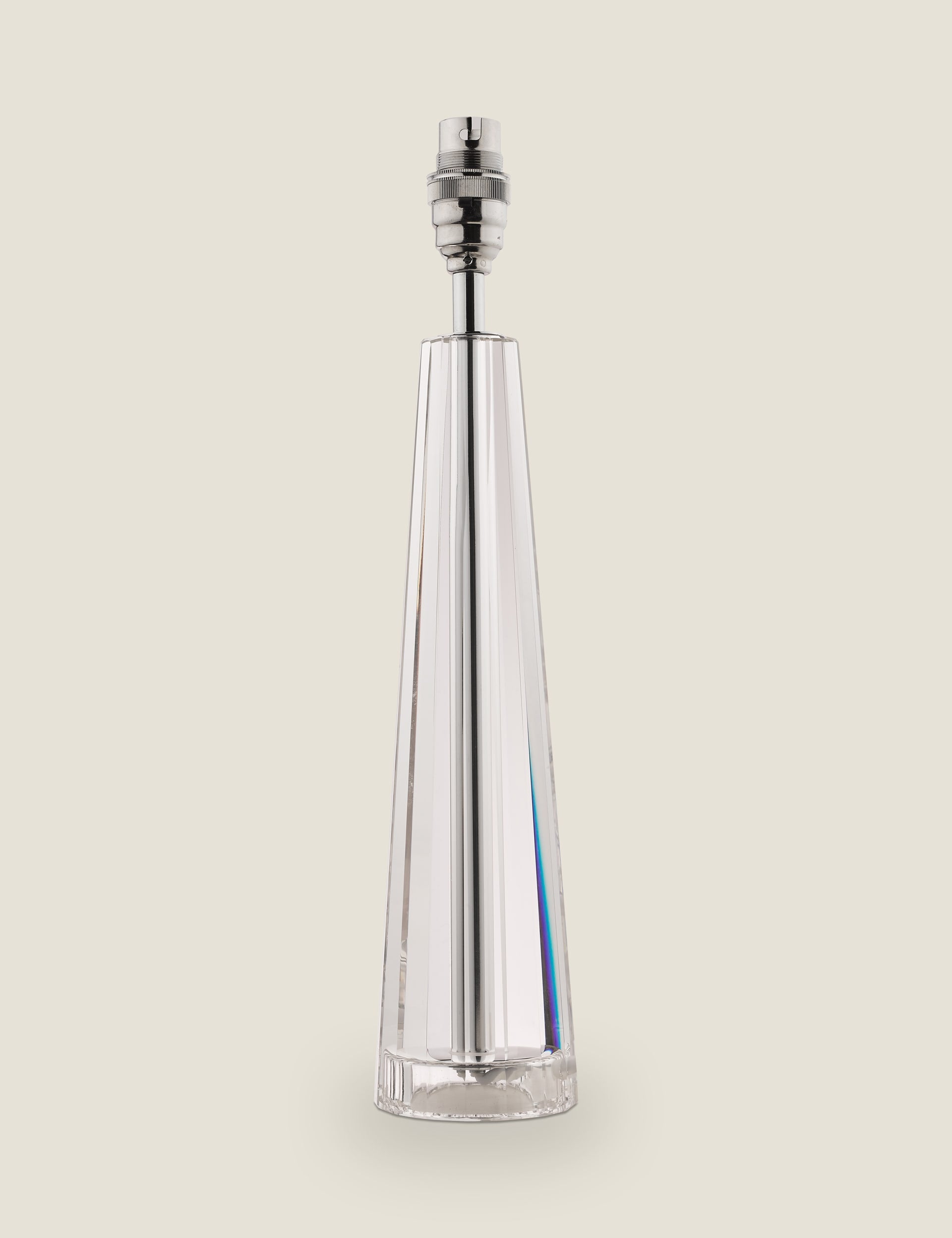 Laura Ashley Blake glass table lamp base 38cm - British product