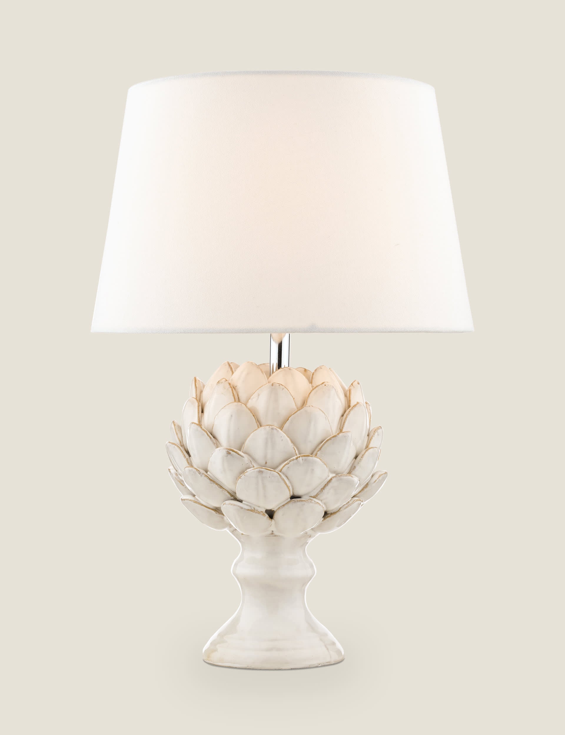 Laura Ashley ceramic artichoke table lamp (British brand)