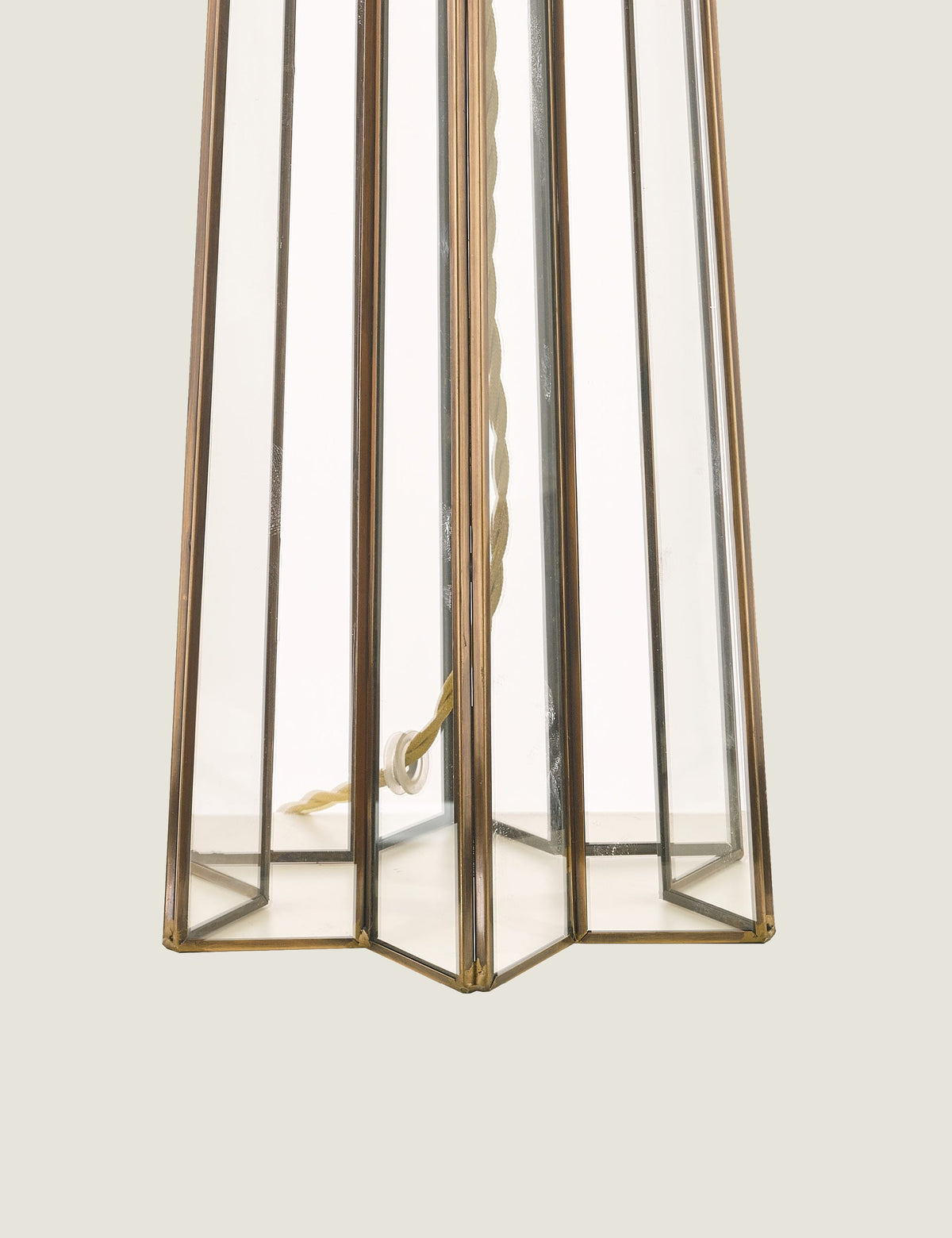 Laura Ashley star glass table lamp, imported from the UK