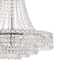 Laura Ashley Enid chandelier with crystal droplets (British brand)