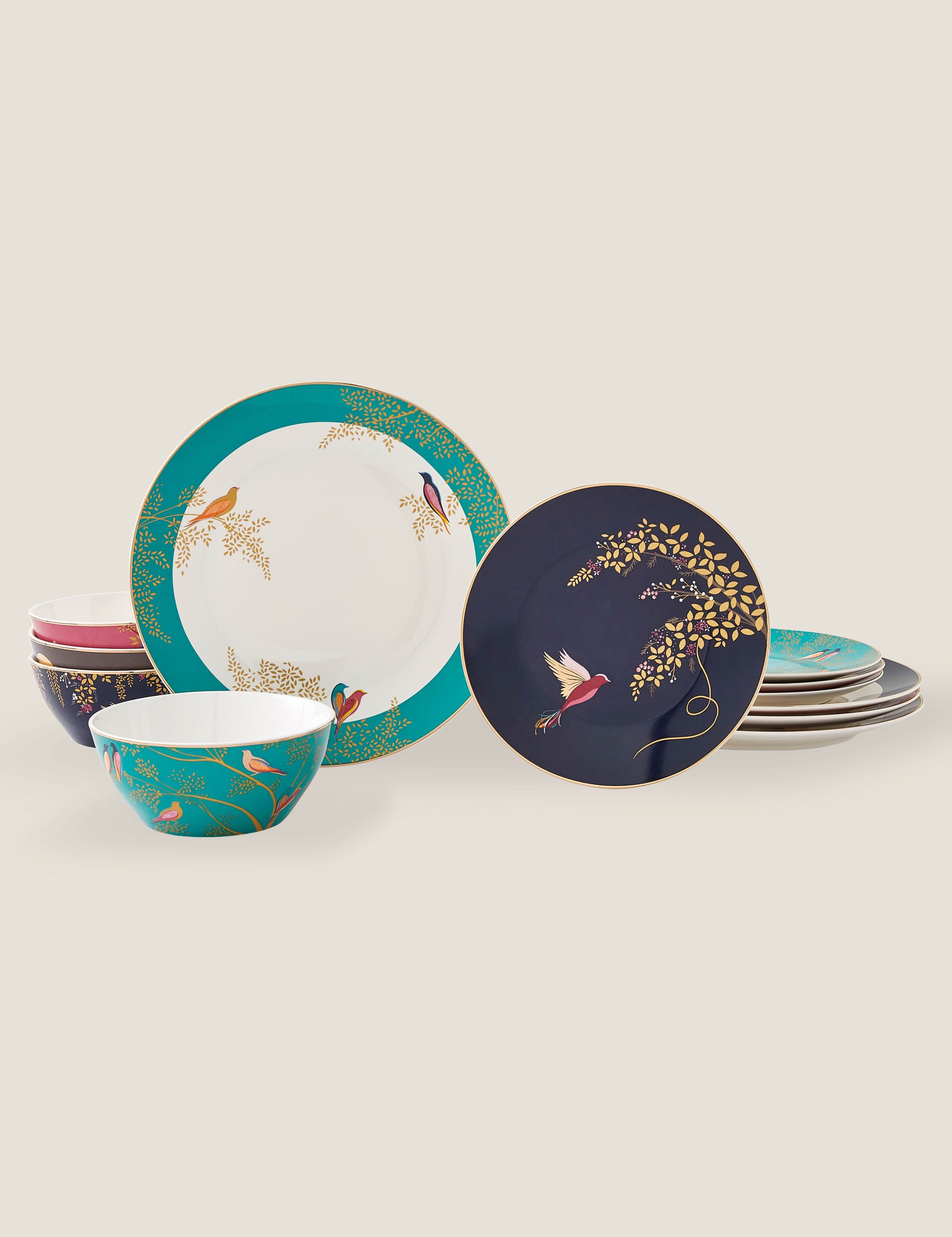Sara Miller Chelsea 12-piece dinner set - British product
