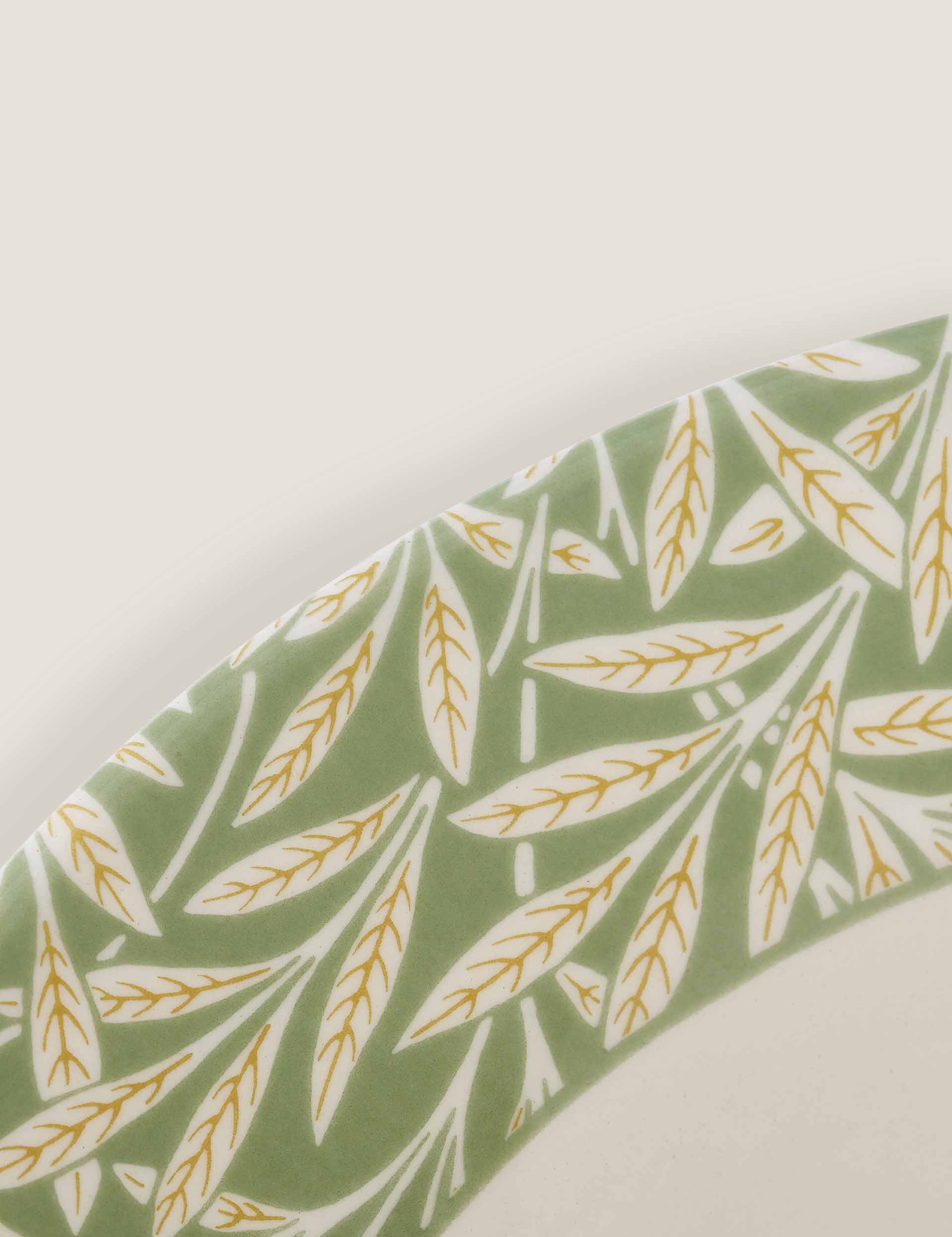 Morris & Co patterned pasta bowls set of 4 (British brand)