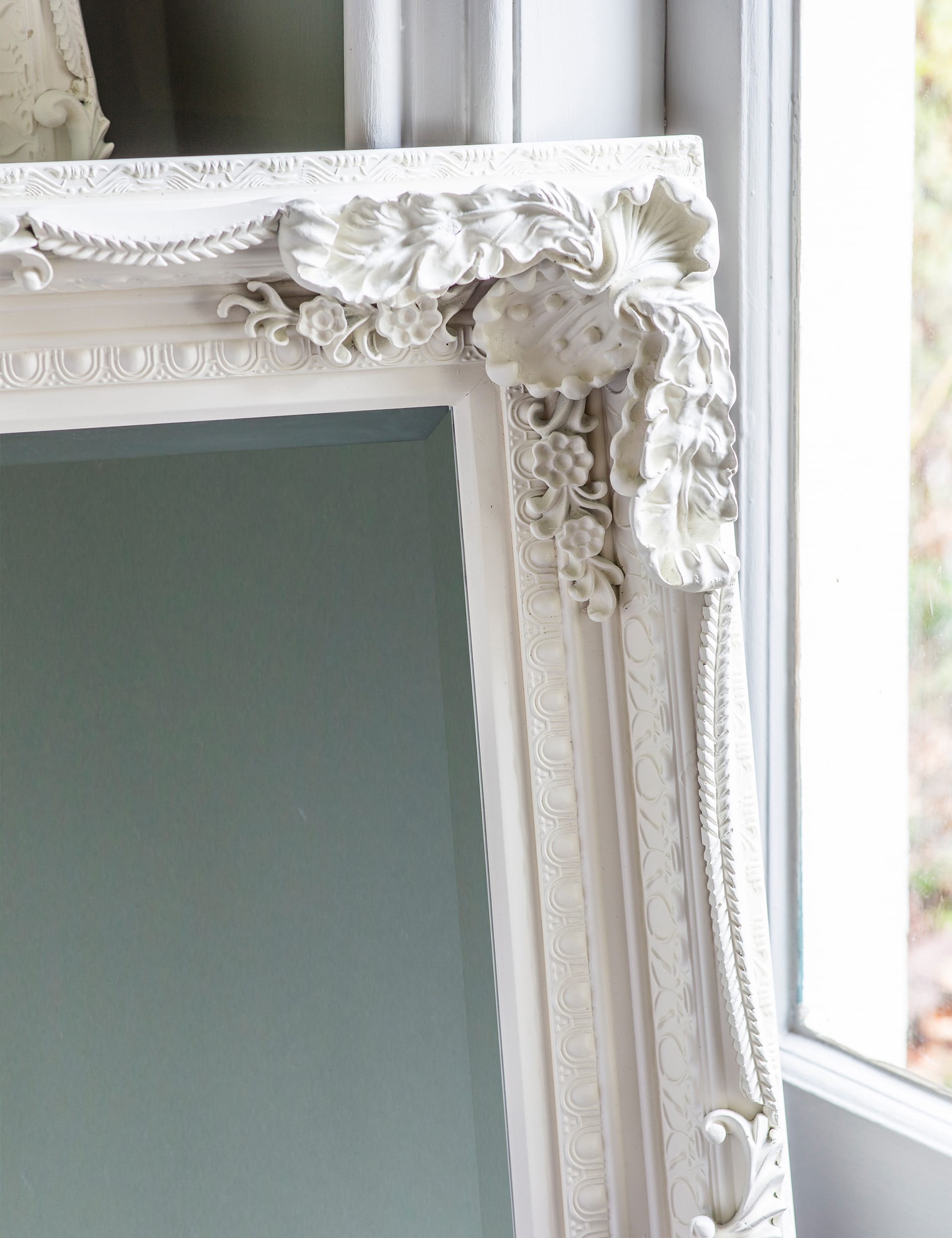 Gallery Direct Carved Louis extra large wall mirror, imported from the UK