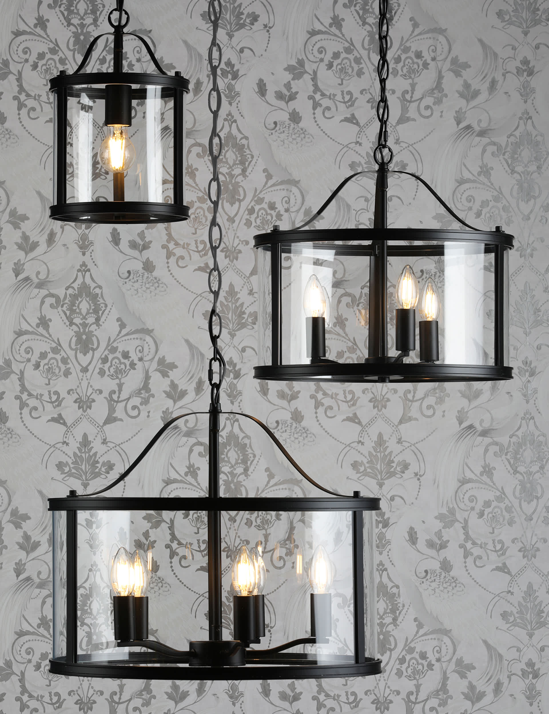 Laura Ashley Harrington 3 light pendant - British product