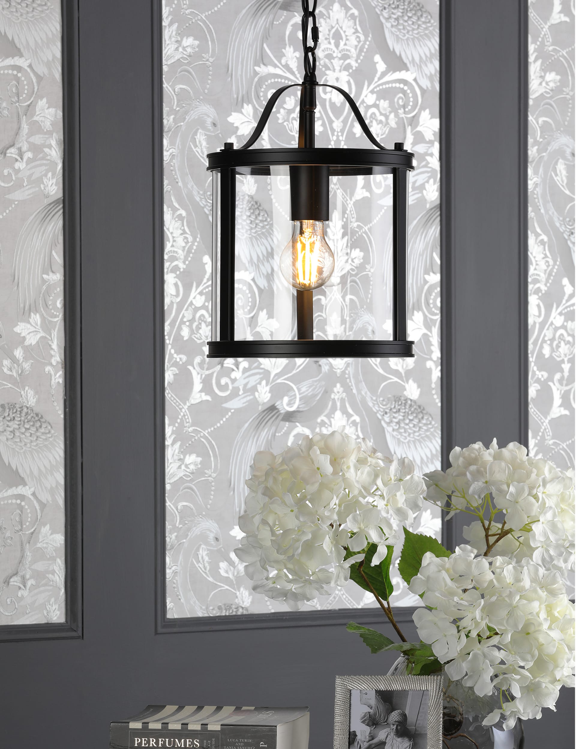 Laura Ashley Harrington metal pendant light 337mm (British brand)