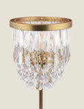 Laura Ashley Rhosill faceted glass table lamp (British brand)