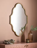 Gallery Direct Castello Large Curved Wall Mirror - British product