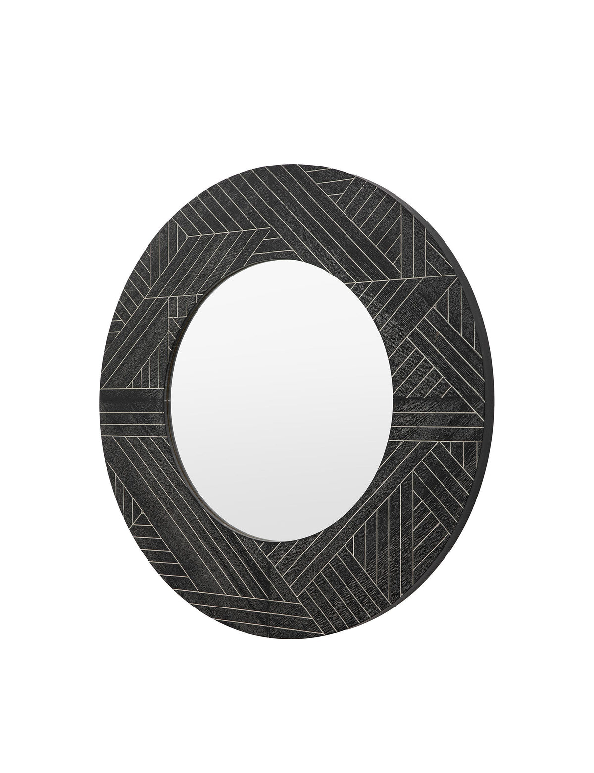 Gallery Direct Kakuda round wall mirror 90cm (British brand)
