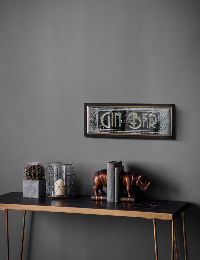 Gallery Direct Gin Bar medium wall mirror, UK version