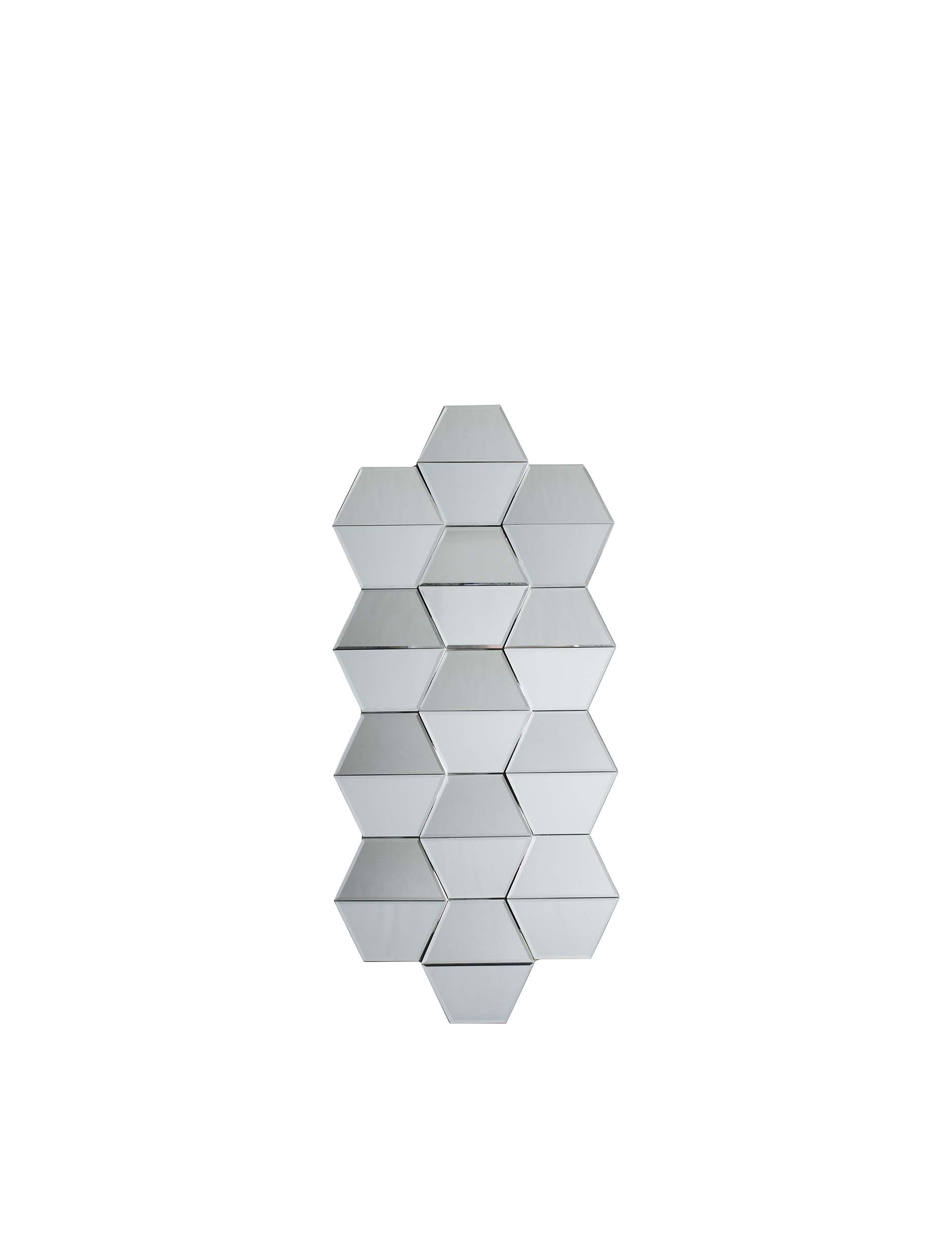 Carina Extra Large Hexagonal Wall Mirror 110x50cm - British product