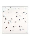 Gallery Direct Downhill Travel Square Framed Canvas Art 80cm x 80cm - British product