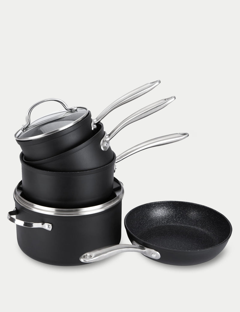 Scratch Guard non-stick pan set of 5 (British brand)