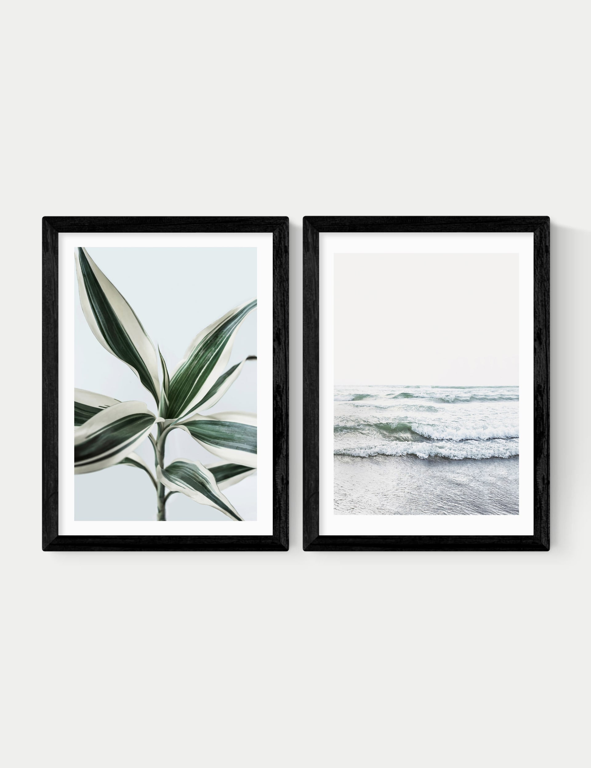 East End Prints Botanical Beach Twin Set Framed Art - British product