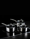 S Series Stainless Steel Saucepan Set of 3 (British brand)