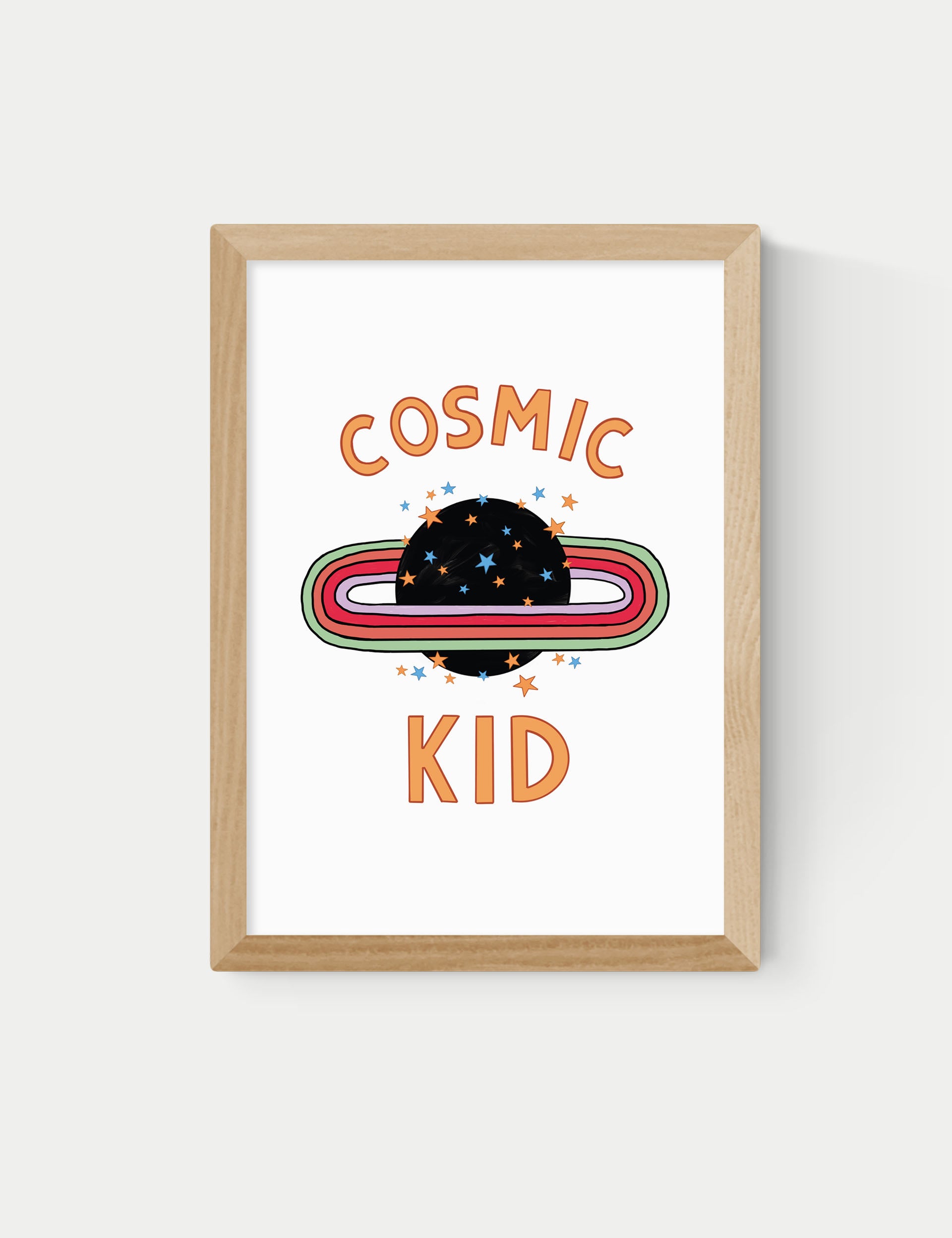 East End Prints Cosmic Kid Framed Art - British product